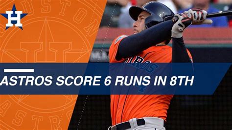 They scored twice in the second inning to make it a 3-2 Astros lead. . Astros score today